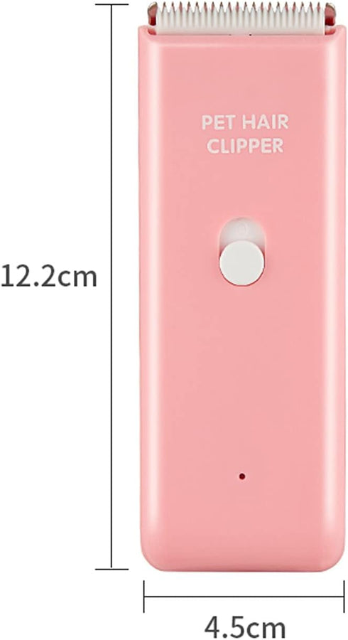 Dog Cat Home Hair Clipper, Portable Electric USB Rechargeable Grooming Tools, Low Noise Shaver for Small & Large Pets