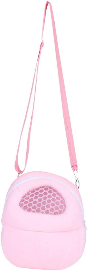 Portable Pet Dog Carrier Bags, Breathable African Hedgehog Hamster Handbags, Puppy Cat Travel Backpack (S Size: 17x12cm)