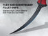Sidomma Set 5"-6"-7" G4116 Fillet Knife and Bait Knife Performance German Flex Razor Sharp Stainless-Steel Blade