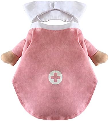 Pet Dog Cat Halloween Costume - Doctor Nurse Costume Dog Jeans Clothes Cat Funny Apparel Outfit (Nurse, XS)