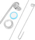 TOPINCN Stainless Steel CO2 Diffuser, Bubble Counter with U Shape Tube for Aquarium Plants