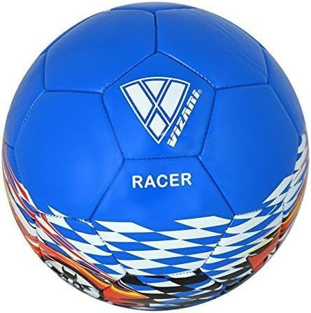Vizari Racer Soccer Ball, Premium Synthetic Youth Training Gear for Indoor & Outdoor Play, Great Gift