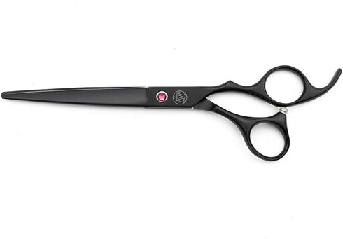 Moontay Professional 7.0" Dog Grooming Scissors Set - 4-Piece Straight, Upward Curved, Downward Curved,