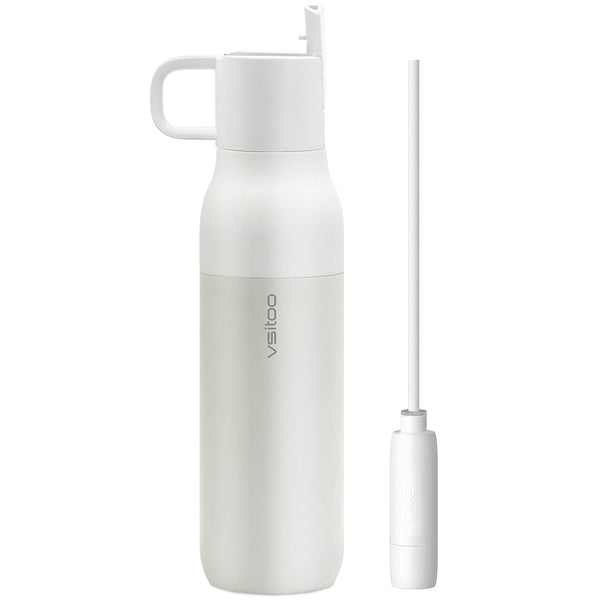 VSITOO 25oz Insulated Stainless Steel Filtered Water Bottle for Travel and Everyday