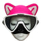 Scuba Diving Headband Pink Cat Kitty 2mm Neoprene Wetsuit Hood for Women Youth, Thermal Hair Band