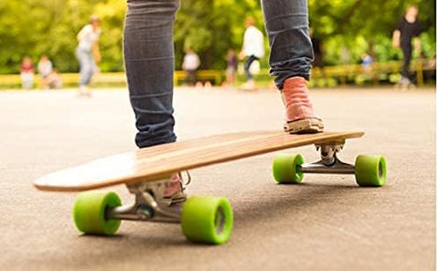 VJ Longboard Truck and Wheel, 70mm Wheels w 7inch 180mm Trucks, Longboard Bearings and Hardware