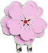 Golf Hat Clip Peach Blossom Ball Markers, Magnetic Hat Marker for Professional Golf
