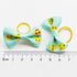 Chenkou Craft 40pcs/20pairs Dog Hair Bows with Rubber Band, Pet Grooming Products in Mixed Colors and Patterns