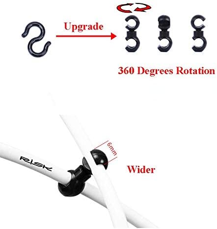 Universal Bicycle Brake & Shift Derailleur Cable Complete Set with Aluminum End Caps for Mountain Road MTB Bike