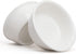 FUKUMARU 2PCS Ceramics Pet Bowl Set, Microwave Heating Food Bowls, Replacement Bowl for Cat & Dog Food and Water