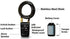 NUNET Bluetooth Bike Lock - Keyless APP Controlled Anti-Theft Waterproof 71in Steel Cable with 110db Alarm, Gray