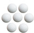 Xwejek 12Pcs,42mm White Hollow Practice Golf Balls Plastic Plastic Golf Training Balls Airflow Limited Flight Golf