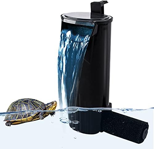 PULACO Internal Aquarium Filter for 3 to 20 Gallons, Ideal for Turtle Tanks, Reptiles, Amphibians, and Fish