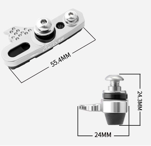 One Pair CNC Bike Brake Pads, Professional Bicycle Caliper Brake Pads for Carbon Rim Road Bike Brake Blocks Set