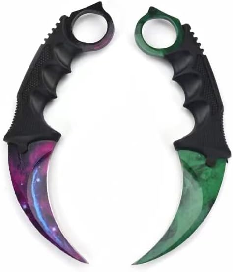 Fixed Blade Camping Knife, Stainless Steel Outdoor Multi Tool, Practice Survival Pocket Knife, Random Color