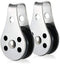 Lixada 2PCS Stainless Steel Pulley Blocks for Kayak Canoe Boat Anchor Trolley Kit
