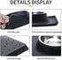 Dog Bowls with Mat, Cat Water Food Bowl Set (13.5oz Each) - No Spill Silicone Mat, Dual Pet Feeder for Small Medium Dogs