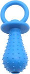 Juroicessry Blue Dog Pacifier,Chew Toys,Mini Bite Resistant Bell Shape Rubber Pacifier,Pet Dog Puppy