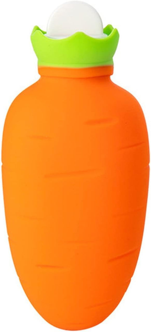 SHUOCONG Silicone Hot Water Bottle Cute Radish Packs Winter Hand Warmer Microwave Heating