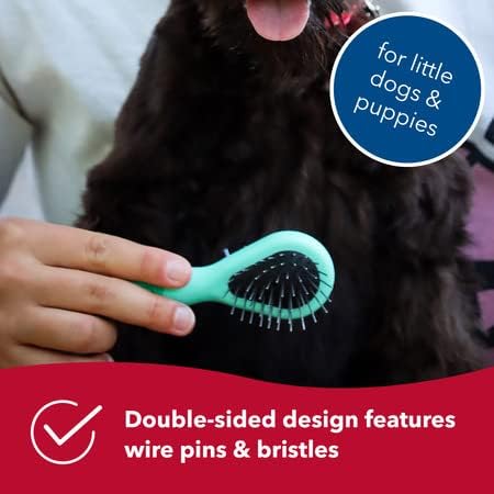 Coastal Pet Li'l Pals Dog Combo Brush - Grooming Brush for Small Dogs, One Size