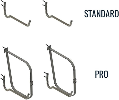 StoreYourBoard Roanoke Kayak Storage Rack, Holds 100 lbs, Space Efficient Indoor Kayak Holder with Protective Padding