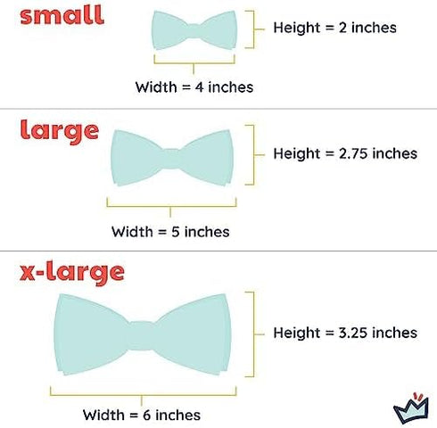 Huxley & Kent Bow Tie for Pets, Chicks & Eggs (Large), Easter Spring Velcro Collar Attachment for Dogs & Cats