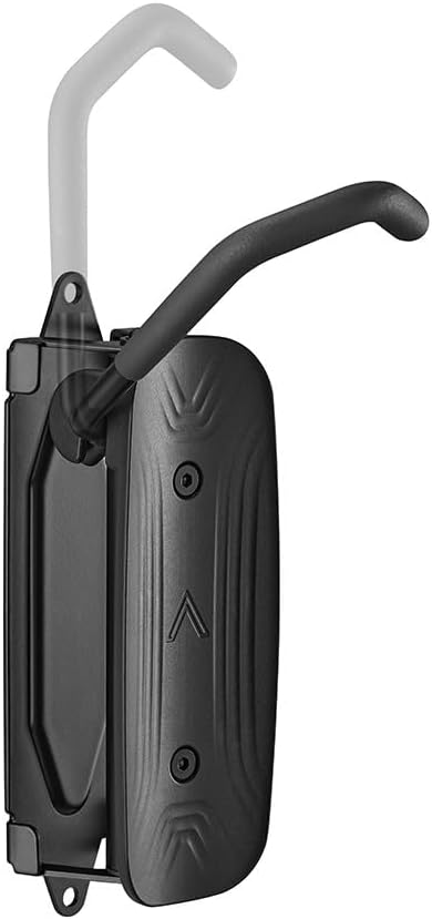 Monoprice On-Wall Rotating Vertical Bike Rack with Rear Tire Stop Tray, 66 lbs Capacity for Road and MTB Bikes