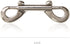 2 Pcs Double Ended Lead for Dogs - Zinc Alloy Bolt Snap Hooks for Diving Dog Leash Key Chain