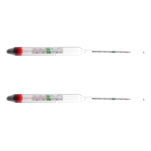 balacoo 4 pcs Aquarium Glass Hydrometer with Thermometer, Float Hydrometer for Fish Tank