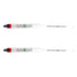 balacoo 4 pcs Aquarium Glass Hydrometer with Thermometer, Float Hydrometer for Fish Tank