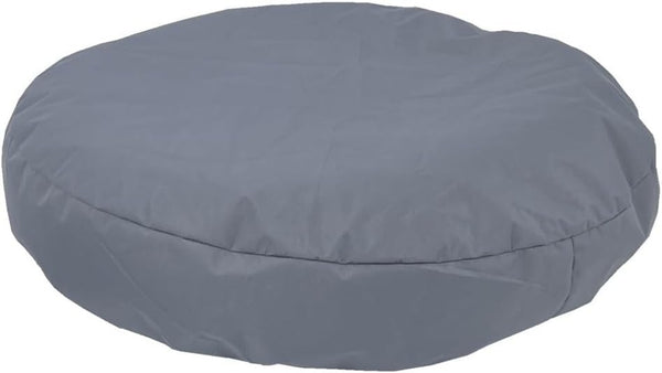 36 Inch Grey Waterproof Round Dog Bed Cover Replacement Washable