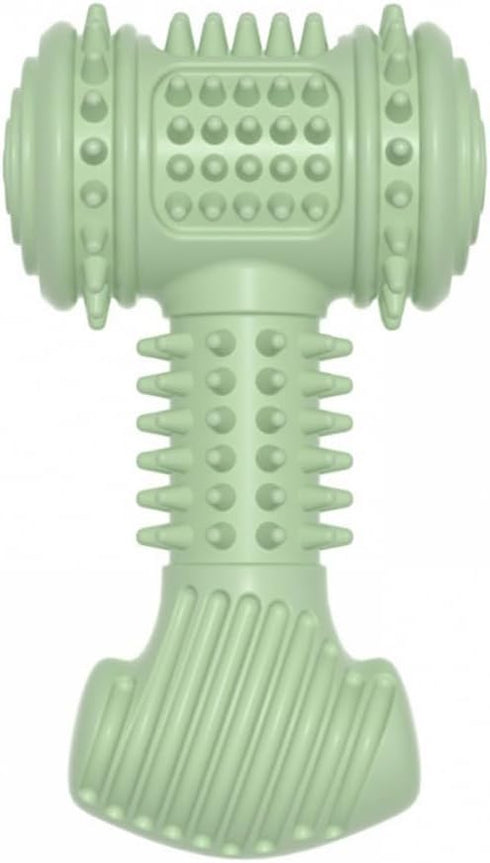 MiOYOOW Dog Chew Toys, Hammer Shaped Dog Toys Puppy Dog Teething Toys
