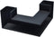 Chatelet XL Corner Tunnel - Unique Underground Viewing Tunnel for Fish & Shrimp Hideout, Made in USA