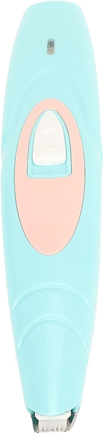 Dog Clippers, Electric Rechargeable Pet Paw Trimmer with Comfortable Handle for Travel (Blue)