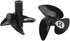 Chiffonade V500 Propeller Pair for Flytec - Plastic Shockproof Design with Positive & Negative Assembly, Replacement