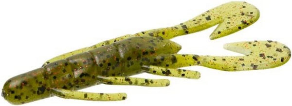 Zoom Bait Zoom 080054 Ultra-Vibe Speed Crawfish Trailer, 3-1/2-Inch, 12-Pack, Watermelon Red