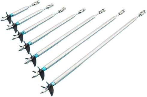 AmnPtr Fit for RC Boat 4mm Axle Drive Shaft + Three-Leaf Screw +