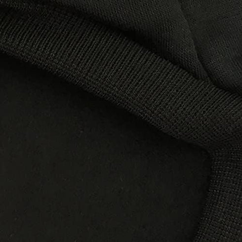Love Me Fleece Dog Hoodie - Warm Cotton Grooming Sweater for Small, Medium & Large Dogs & Cats (Black)