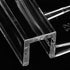 Pssopp Hffheer 20Pcs Aquarium Glass Cover Clip, Clear Acrylic Universal Lid Clips for Rimless Aquariums