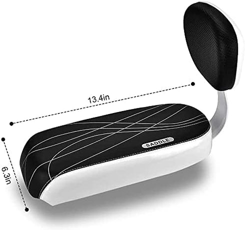 GOTOTOP Rear Seat Cushion Armrest Footrest Set for Kid Child Carrier Bike Seat with Safety Handrail