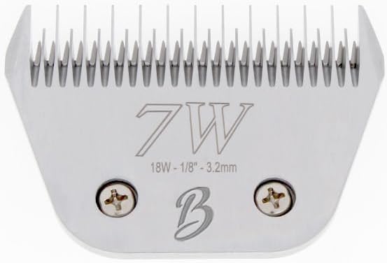 Detachable A Series 7 Grooming Blade Supplies | 7 Clipper Blade, Japanese Carbon Steel, Cuts Length 1/8" - 3.2mm