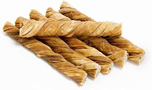 hotspot pets Tripe Twists for Dogs - (10 Pack) Premium All Natural Beef Sticks, Crunchy Dog Chew Treats - Rawhide Free
