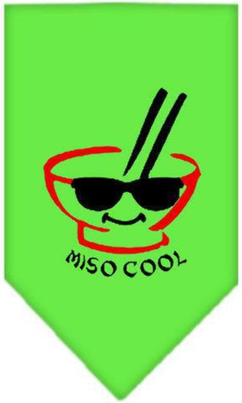 Mirage Pet Products Grey Miso Cool Screen Print Bandana, Large