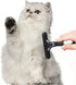 Pet Dematting Undercoat Rake + 2 Pack Dog Bath Grooming Brush, Shedding Brush Dematting Tool for Dogs and Cats, Blue