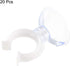 uxcell Aquarium Suction Cup Clips, Airline Tube Holders for Fish Tank Clear 17mm, 20Pcs