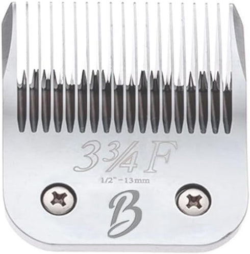 Detachable A Series 3 3/4 Blade Dog Grooming - Cut Length 1/2", Japanese Carbonized Steel, Compatible A5