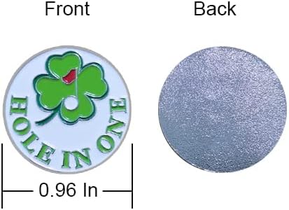 Golf Ball Markers Assorted Patterns, Value Pack of 12 Golf Gifts, Cap Clips and Divot Repair Tools for Men Women