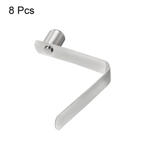 PATIKIL 12x9.5mm Kayak Paddle Snaps, 8 Pack Pole Push Button Spring Clips, Steel Solid Button Locking Tube for Camping