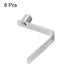 PATIKIL 12x9.5mm Kayak Paddle Snaps, 8 Pack Pole Push Button Spring Clips, Steel Solid Button Locking Tube for Camping