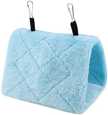 2 Pack Warm Bird Nest House Bed, Plush Hanging Hammock Sleeping Bed for Pet Parrot, Cockatiel, Macaw